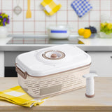 Maxbell Vacuum Refrigerator Organizer Food Storage Box for Kitchen Refrigerator