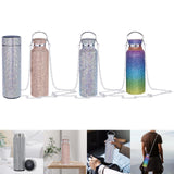 Maxbell Glitter Diamond Vacuum Flask 17oz/500ml Water Bottle Gift Diamond Kettle