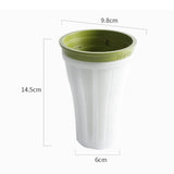 Maxbell Summer Kneading Cup Smoothie Ice Maker Mug Cold Drink Broken Ice Cup Green