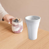 Maxbell Summer Kneading Cup Smoothie Ice Maker Mug Cold Drink Broken Ice Cup White