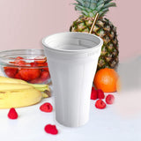 Maxbell Summer Kneading Cup Smoothie Ice Maker Mug Cold Drink Broken Ice Cup White