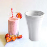 Maxbell Summer Kneading Cup Smoothie Ice Maker Mug Cold Drink Broken Ice Cup White