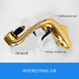 Maxbell Adjustable Champagne Gun Props Dolphin Shaped Bubble Ejector for Bar Gold