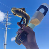 Maxbell Adjustable Champagne Gun Props Dolphin Shaped Bubble Ejector for Bar Gold