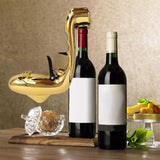Maxbell Adjustable Champagne Gun Props Dolphin Shaped Bubble Ejector for Bar Gold