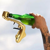 Maxbell Adjustable Champagne Gun Props Dolphin Shaped Bubble Ejector for Bar Gold
