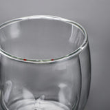 Maxbell Funny Chest Shaped Heat Resistant Tea Cup Glass Mug Valentines Day Gifts