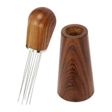 Maxbell Needle Coffee Tamper Distributor Stirrer Coffee Stirring Tool Wood