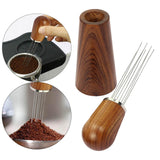 Maxbell Needle Coffee Tamper Distributor Stirrer Coffee Stirring Tool Wood