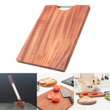 Maxbell Ebony Chopping Board Kitchen Gadget Pizza Board for Fruits Bread 36x26x2.5cm