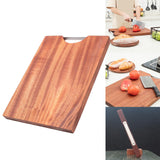 Maxbell Ebony Chopping Board Kitchen Gadget Pizza Board for Fruits Bread 36x26x2.5cm