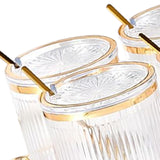 Maxbell 4Pcs Spice Bottle with Soon Seasoning Can Condiment for Kitchen Clear