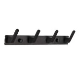 Maxbell Coat Rack Door Holder Rack 2 Ways Installation for Coat Hats Entrance Hall 4 Hooks