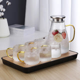 Maxbell Large Glass Tea Pot Wide Handle for Induction Cooker All Stovetop Kitchen