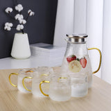 Maxbell Large Glass Tea Pot Wide Handle for Induction Cooker All Stovetop Kitchen