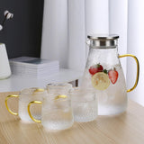 Maxbell Large Glass Tea Pot Wide Handle for Induction Cooker All Stovetop Kitchen