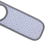 Maxbell Faucet Wrap Around Mat Kitchen Sink Splash Guard Behind Faucet 46x14CM