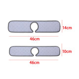 Maxbell Faucet Wrap Around Mat Kitchen Sink Splash Guard Behind Faucet 46x14CM