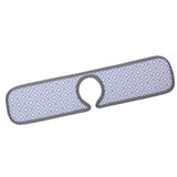 Maxbell Faucet Wrap Around Mat Kitchen Sink Splash Guard Behind Faucet 46x14CM