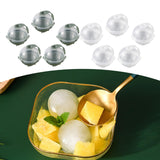 Maxbell 5Pcs Plastic Big Size Ice Mould Round Ice Ball Maker Ice Maker Green