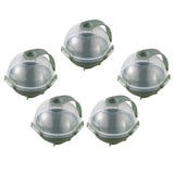 Maxbell 5Pcs Plastic Big Size Ice Mould Round Ice Ball Maker Ice Maker Green