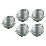 Maxbell 5Pcs Plastic Big Size Ice Mould Round Ice Ball Maker Ice Maker Green