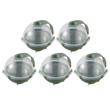 Maxbell 5Pcs Plastic Big Size Ice Mould Round Ice Ball Maker Ice Maker Green