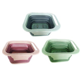 Maxbell Foldable Foot Soaking Tub with Massaging Rollers Plastic Blue
