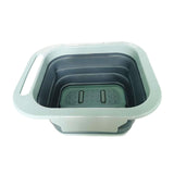 Maxbell Foldable Foot Soaking Tub with Massaging Rollers Plastic Blue