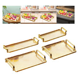 Maxbell Nordic Serving Tray with Handles Multifunction for Toilet Kitchen Organizer 24x10cm