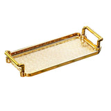 Maxbell Nordic Serving Tray with Handles Multifunction for Toilet Kitchen Organizer 24x10cm