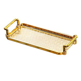 Maxbell Nordic Serving Tray with Handles Multifunction for Toilet Kitchen Organizer 24x10cm