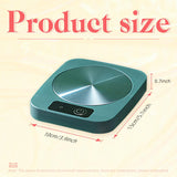 Maxbell Electric Smart Coffee Warmers Thermostat Coasters for Office Home green