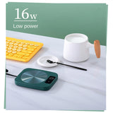 Maxbell Electric Smart Coffee Warmers Thermostat Coasters for Office Home green