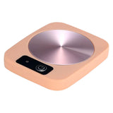 Maxbell Electric Smart Coffee Warmers Thermostat Coasters for Office Home pink