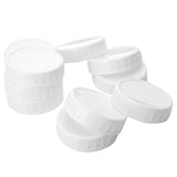Maxbell 30Pcs Plastic Mason Jar Lids Replacements Covers Storage Caps Storage Bottle 70mm