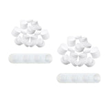 Maxbell 30Pcs Plastic Mason Jar Lids Replacements Covers Storage Caps Storage Bottle 70mm