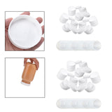 Maxbell 30Pcs Plastic Mason Jar Lids Replacements Covers Storage Caps Storage Bottle 70mm