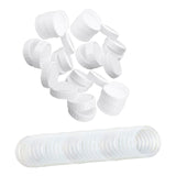 Maxbell 30Pcs Plastic Mason Jar Lids Replacements Covers Storage Caps Storage Bottle 70mm