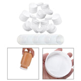 Maxbell 30Pcs Plastic Mason Jar Lids Replacements Covers Storage Caps Storage Bottle 70mm