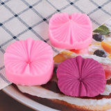Maxbell Silicone Chocolate Mold Non Stick for Candy Cake Cookies Pink Lotus Leaf