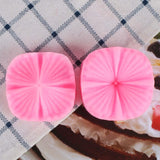 Maxbell Silicone Chocolate Mold Non Stick for Candy Cake Cookies Pink Lotus Leaf