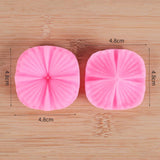 Maxbell Silicone Chocolate Mold Non Stick for Candy Cake Cookies Pink Lotus Leaf