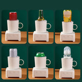 Maxbell Portable Rapid Drink Chiller 400ml Quick Cooling Cup for Car Desk Road White