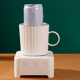 Maxbell Portable Rapid Drink Chiller 400ml Quick Cooling Cup for Car Desk Road White