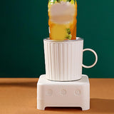 Maxbell Portable Rapid Drink Chiller 400ml Quick Cooling Cup for Car Desk Road White