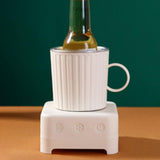 Maxbell Portable Rapid Drink Chiller 400ml Quick Cooling Cup for Car Desk Road White