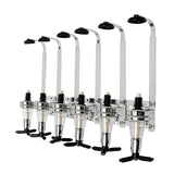 Maxbell 6 Bottle Liquor Dispenser Drink Dispenser for Cocktails Shots Party Kitchen