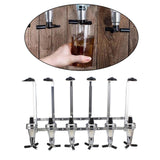 Maxbell 6 Bottle Liquor Dispenser Drink Dispenser for Cocktails Shots Party Kitchen