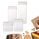 Maxbell Airtight Food Storage Box Kitchen Canisters BPA Free for Grain Flour Snack 500ML